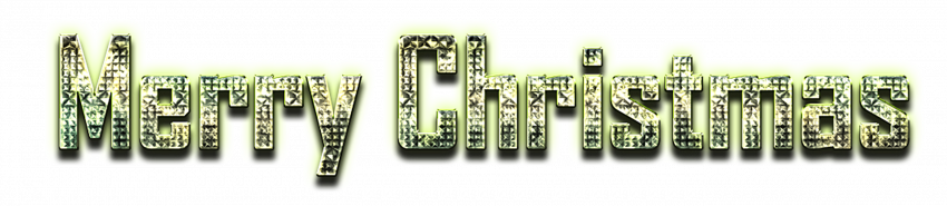 Merry Christmas Word PNG Download Free hd