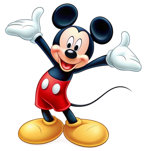 Mickey Mouse Cartoon Character Free Png transparent background
