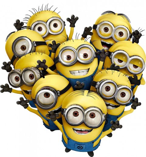 Minions Cartoon Group PNG Image  Full HD