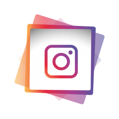 Modern Instagram 3D Logo PNG Free