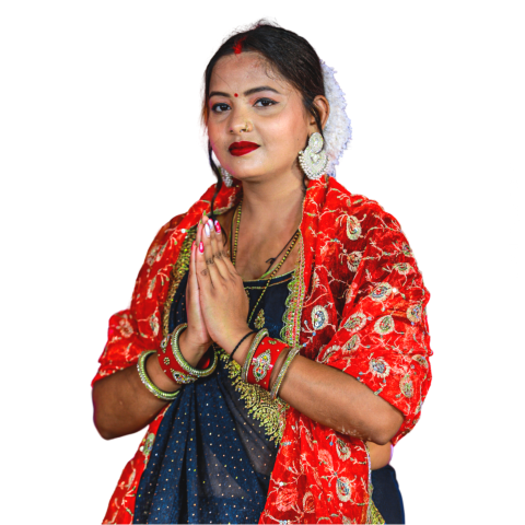 Navratri editing actress Indian girl PNG image download