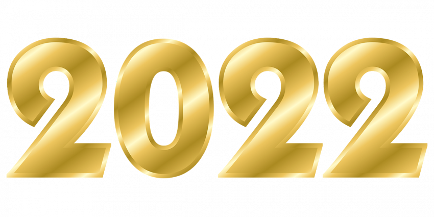 New Year 2022 Text PNG Full HD Transparent Background New