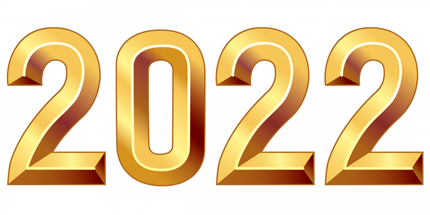 New Year 2022 Text PNG Full HD Transparent Background New
