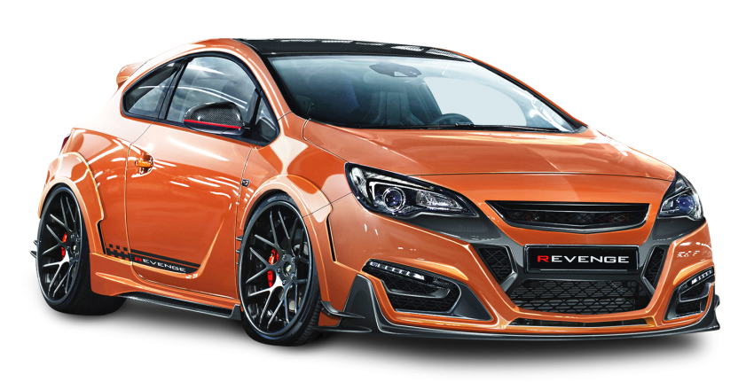 Orange Opel Car Png Transparent Download