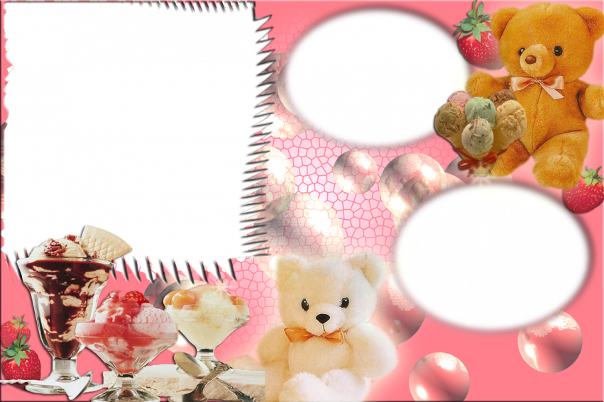 Photo frame wtih teddy Full HD Free
