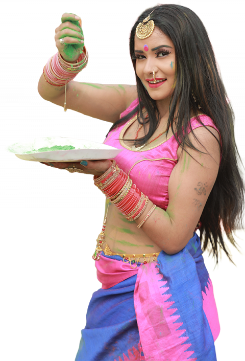 Picsart Holi Editing Girl PNG Images Download New