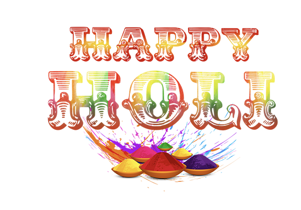 Picsart Holi Text PNG Transparent Image Download Free