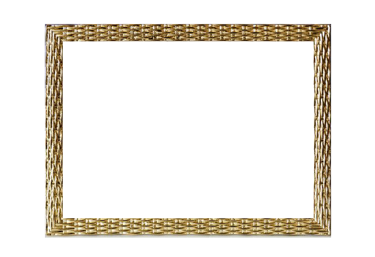 Picture Frame Gold PNG Download Full HD