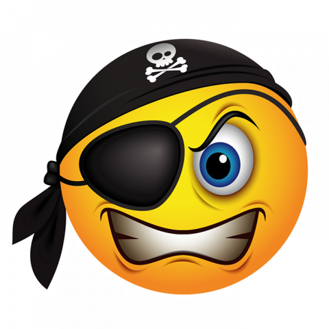 Pirate Face Emoji PNG Images Download Free