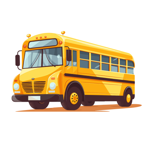 Png School Bus Illustration clipart Stock Images