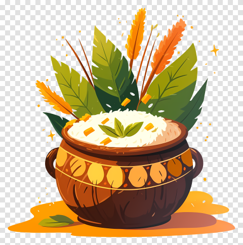 Pongal Pot Png Clipart Download For Holiday Edit