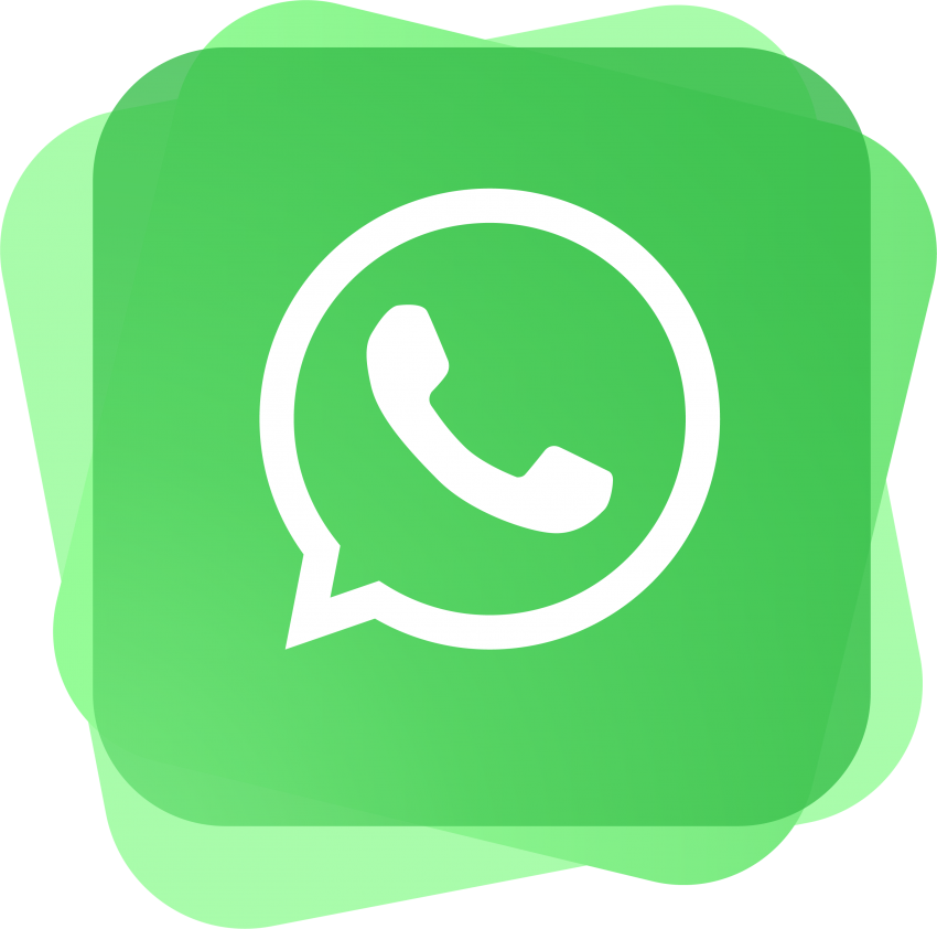 Popular social media Whatsapp abstract logo PNG