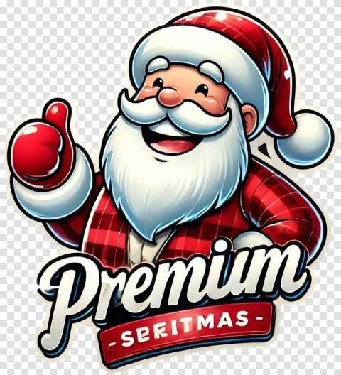 Premium Smiling Santa Claus Png Transparent File