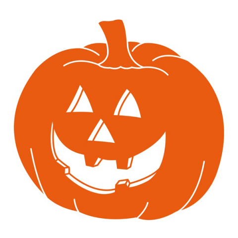 Pumpkin Halloween Face PNG Transparent