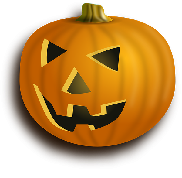 Pumpkin Halloween Face PNG Transparent