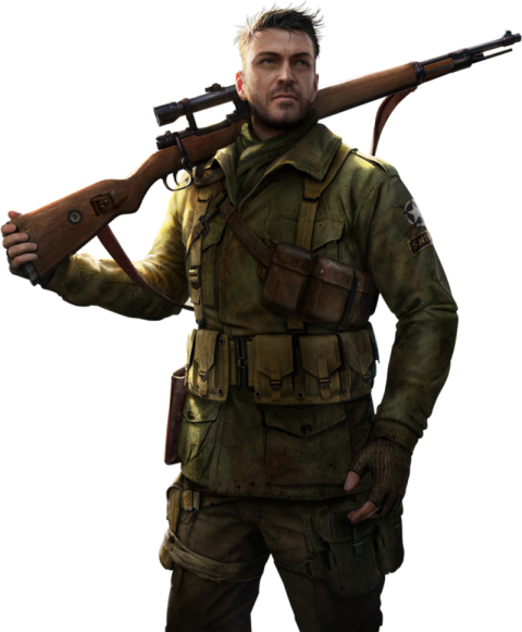 Pung Player With Machine Gun Png