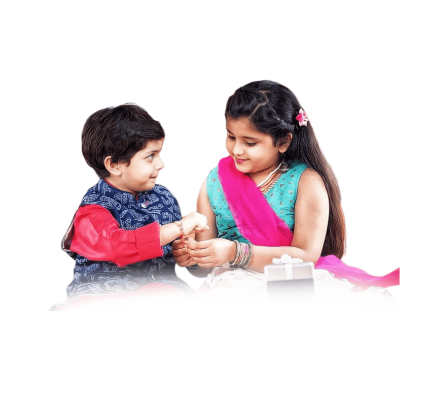 Raksha Bandhan cute Brother Sister Png images free transparent Stock