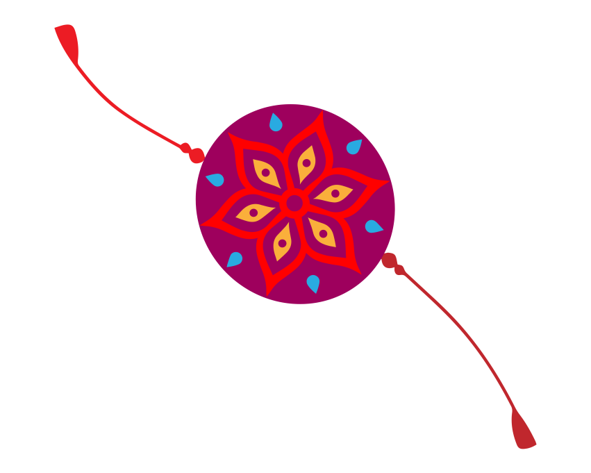 RakshaBandhan Festival Wristband Png transparent Background for editing