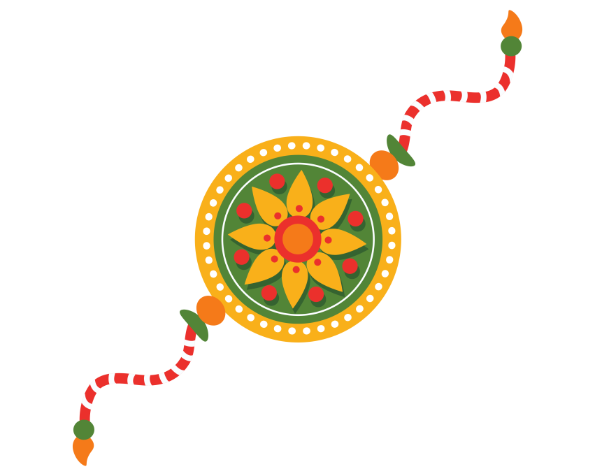 RakshaBandhan Festival Wristband Png transparent Background for editing