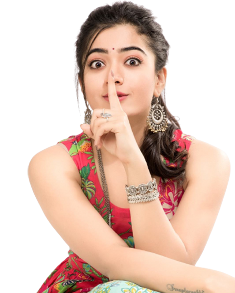 Rashmika Mandanna PNG For Photo Editing