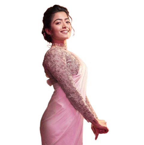 Rashmika Mandanna PNG Image In Saree