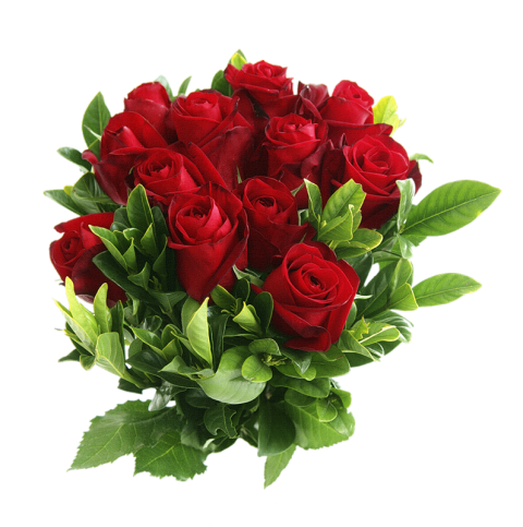 Red Rose Bouquet Flower PNG Image Hd