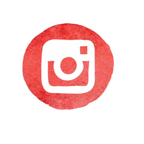 Red Watercolor Instgram Logo PNG