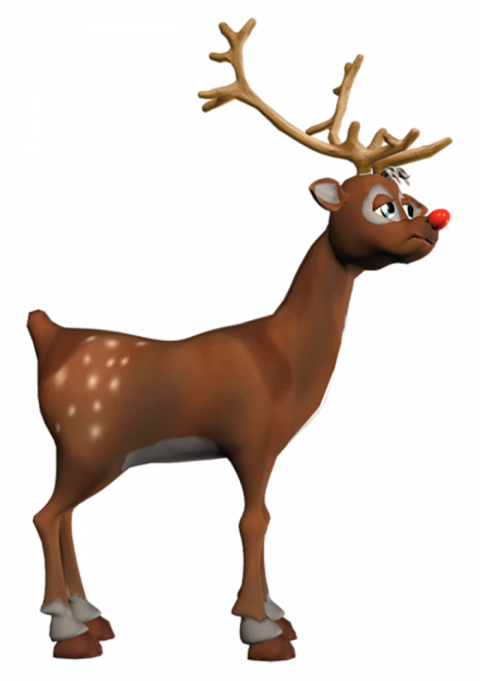 Reindeer PNG Transparent Background HD