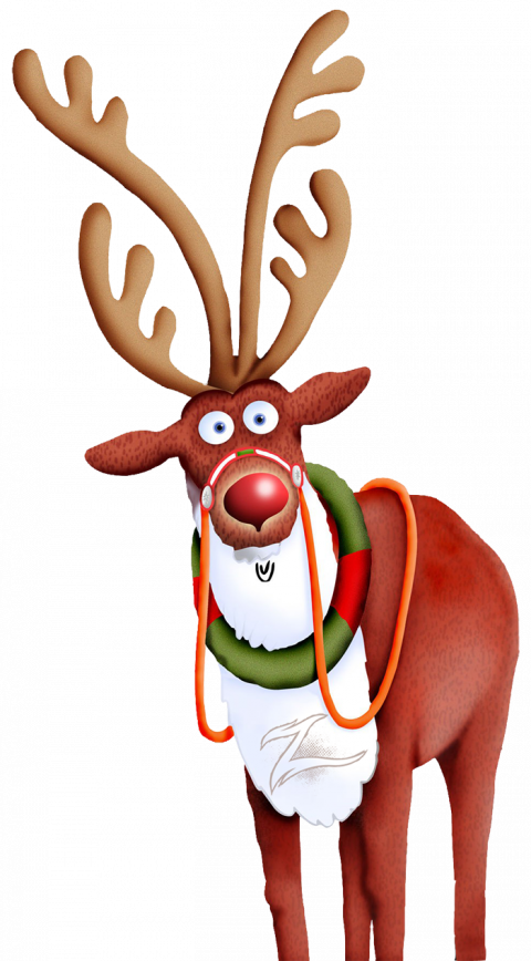 Reindeer PNG Transparent Background HD