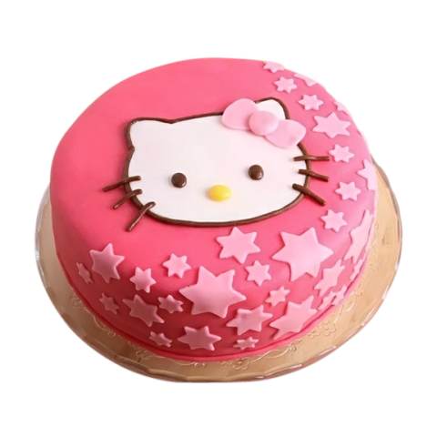 Round kity Cake png Full Hd IMAGE