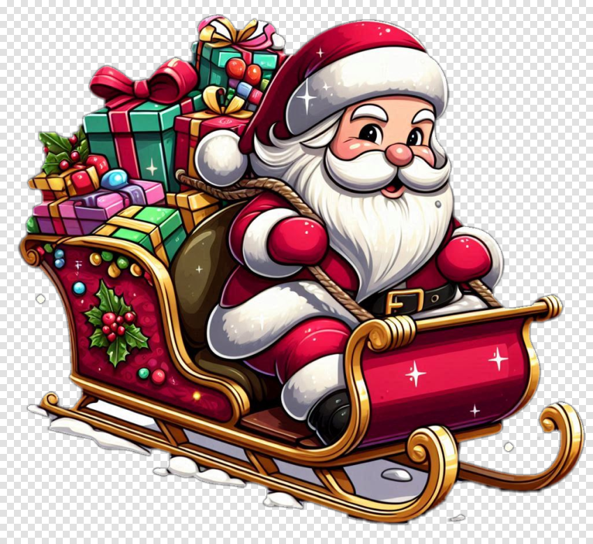 Santa Claus Png For Holiday Posters Editing