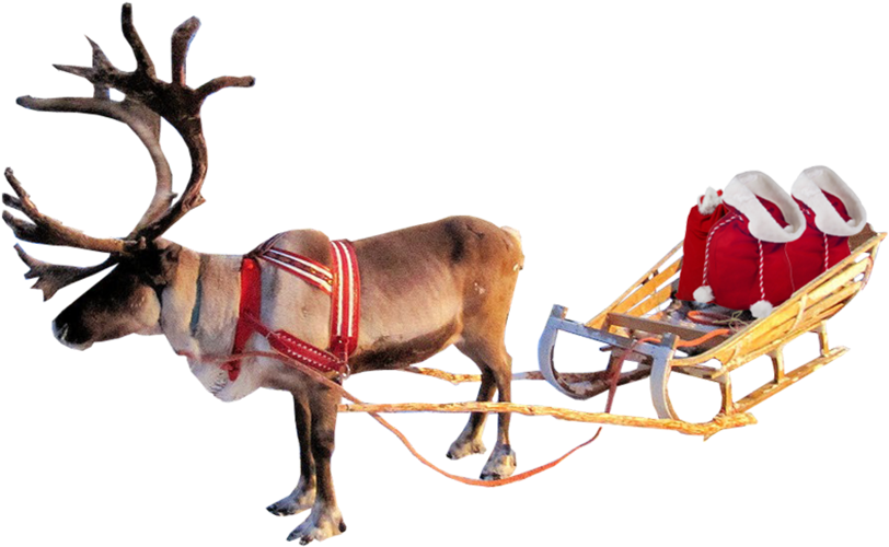 Santa Sleigh Png Images Free Download Hd