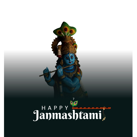 Shree Krishna janmashtami editing png free download