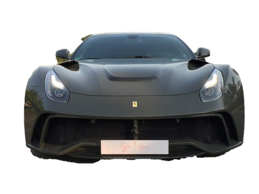 Silver Ferrari Transparent PNG Download