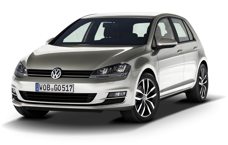 Silver Volkswagen Car Transparent Background