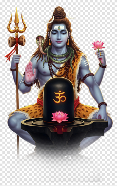 Sitting Lord Shiva HD PNG Image Download