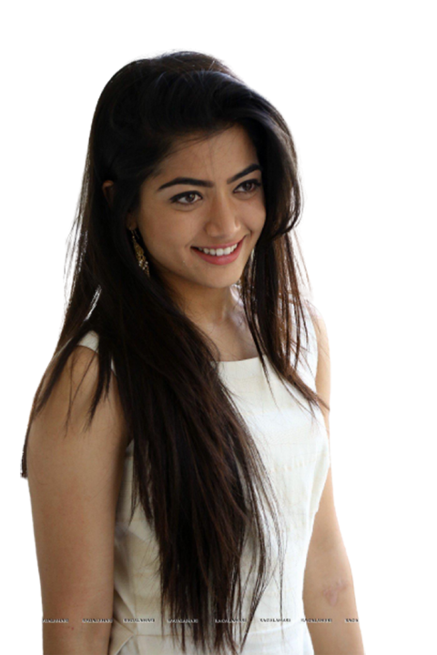 Smiling Rashmika Mandanna PNG Download