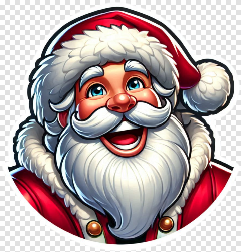 Smiling Santa Claus Png For Christmas Cards Edit Photo