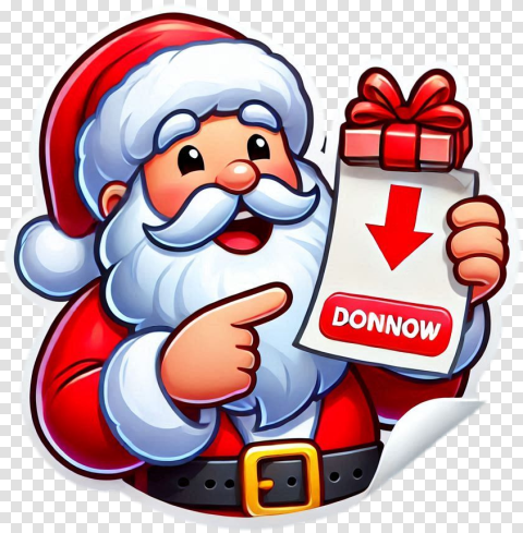Smiling Santa Claus Png For Festive Advertising