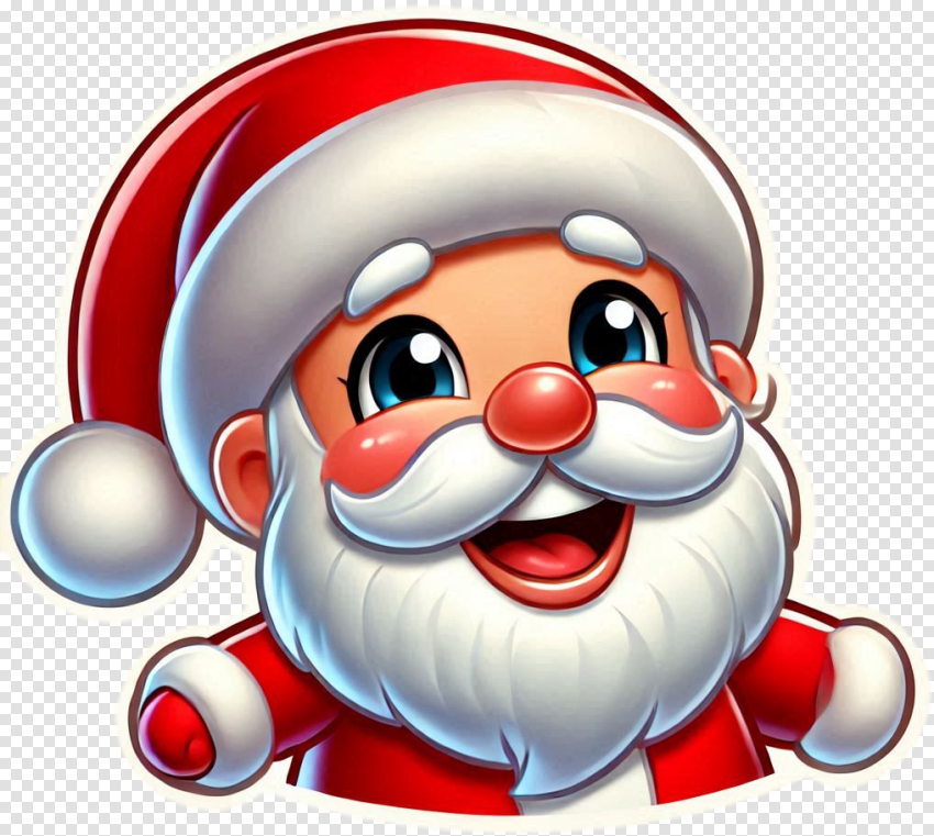 Smiling Santa Claus Png For Personalized Christmas Gifts