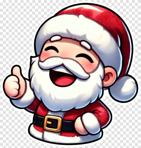 Smiling Santa Claus Png With Candy Canes And Gifts