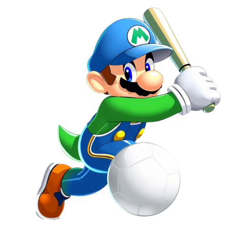 Super Mario from Super Mario Bros Wii depicted in a vibrant PNG format