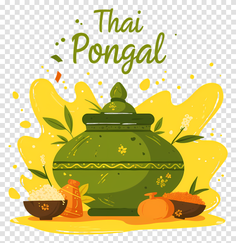 Thai Pongal Png Free Editing For Holiday