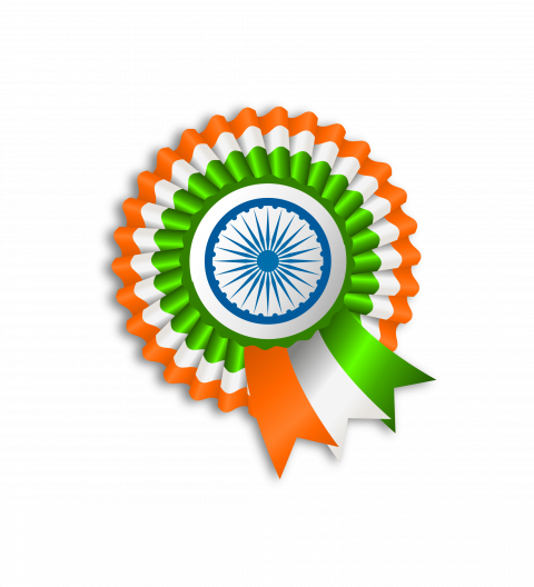 Transparent indian Flag Logo Png Without Background