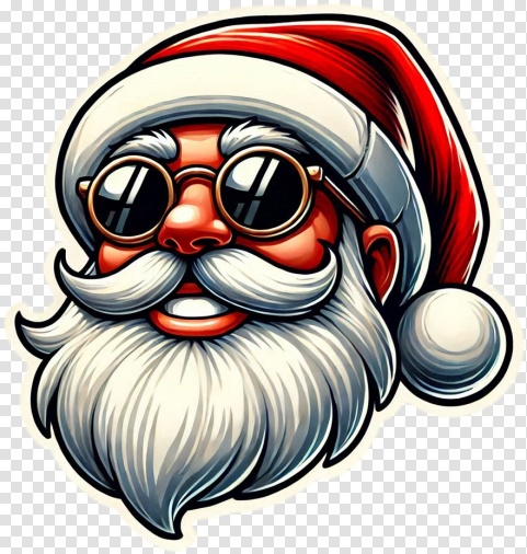 Unique Smiling Santa Claus Png For Diy Crafts