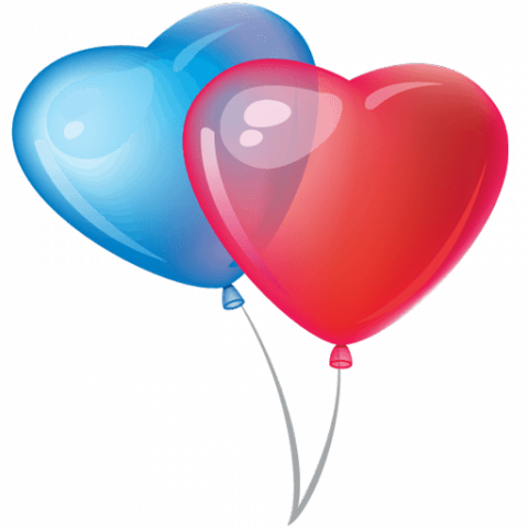 Vector Heart Balloon HD Download Free