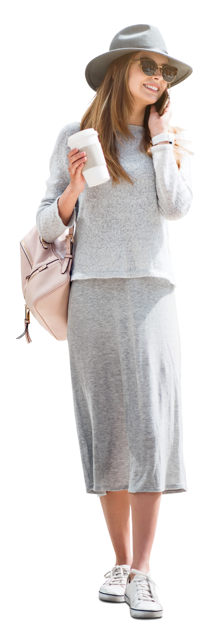 Walking Girl PNG Download Full HD