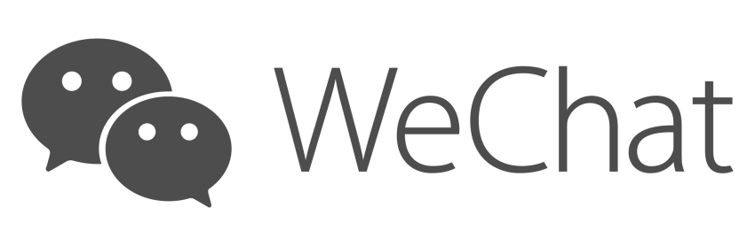 WeChat Dark Grey Logo Png Clipart Images