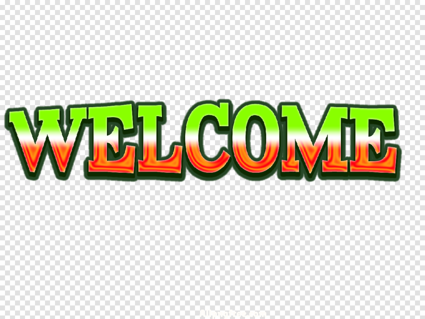 Welcome Png Text Clipart Free Image Hd