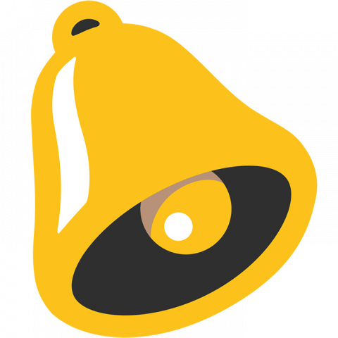 WhatsApp Bell Symbol Emoji PNG HD